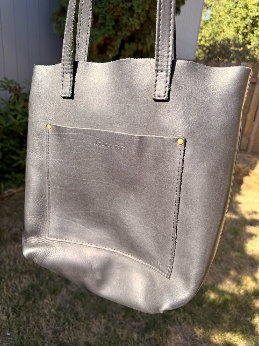 Portland Leather Goods Leather Tote Bag